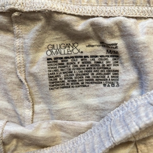 Gilligan and O’Malley soft pajama shorts - Like New - Picture 2 of 3